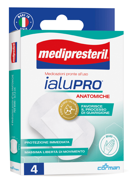 Medipresteril Ialupro 4 Cerotti Protettivi Ferite per Mani