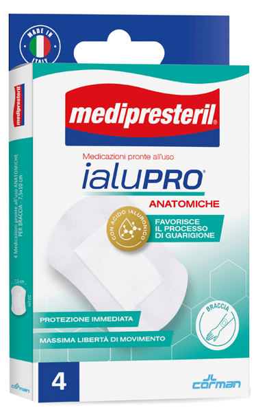 Medipresteril Ialupro 4 Cerotti Protettivi Ferite per Braccia