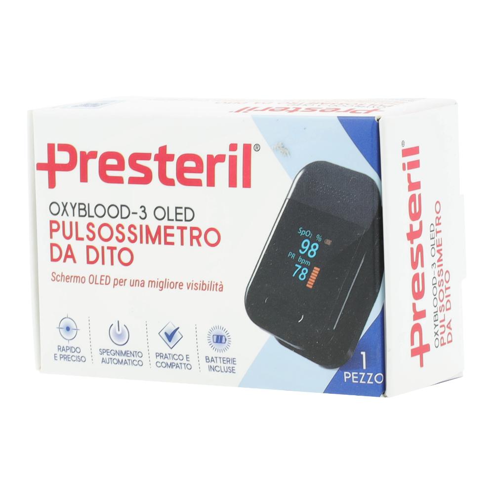 Medipresteril oxyblood-3 oled pulsossimetro da dito