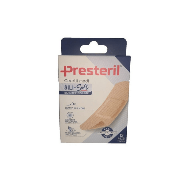 Presteril Cerotti Sili Soft Skin 7,2X2 Cm 12 Pezzi — confronto prezzi