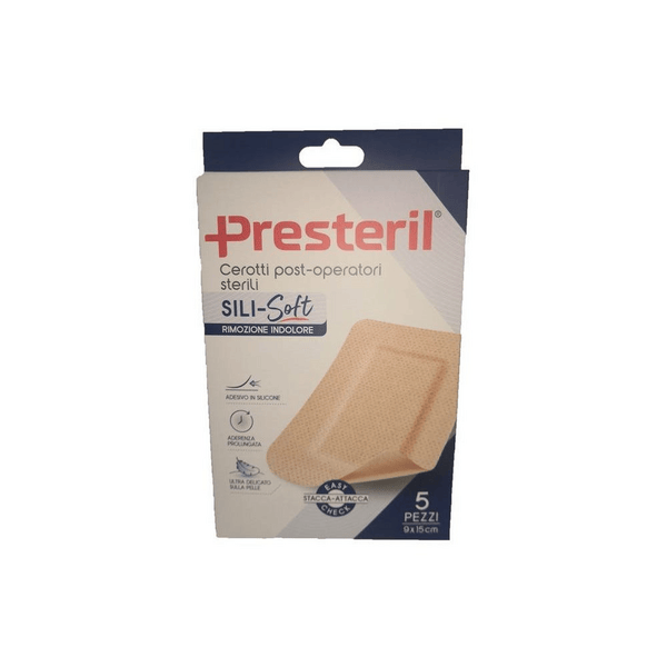 Presteril Cerotti Post Operatori Sili Soft Skin 9X15 Cm 5 Pezzi — confronto prezzi