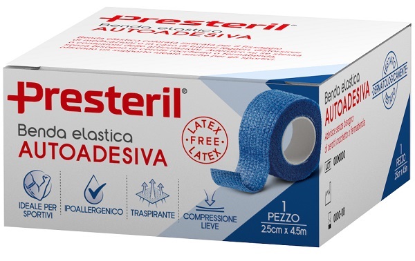 Presteril Benda Elastica Autoadesiva 2,5 cm x 4,5 m — confronto prezzi