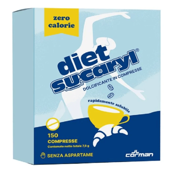 Diet Sucaryl Dolcificante 150 compresse Zero calorie e Senza Aspartame