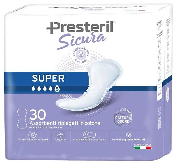 Presteril Sicura Super 30 Assorbenti in Cotone per le Perdite Urinarie — confronto prezzi