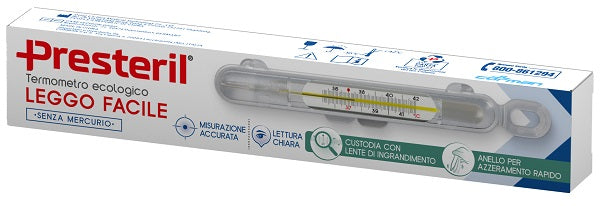 Presteril Termometro Ecologico Leggo Facile Senza Mercurio 1 pz