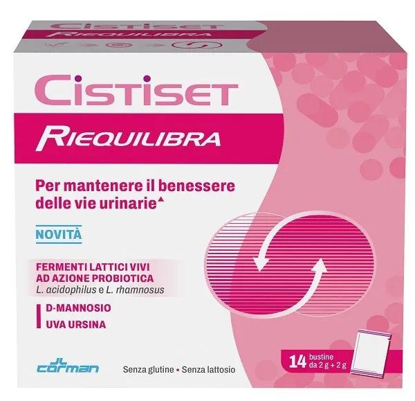 Cistiset Riequilibra Integratore per Benessere delle Vie Urinarie 14 Bustine — confronto prezzi