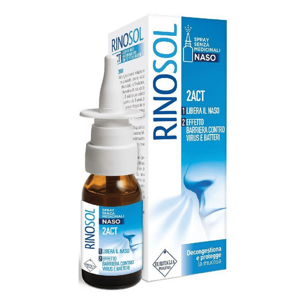 Rinosol 2ACT Spray Nasale per Congestione e Irritazione della Mucosa Nasale 15 ml — confronto prezzi