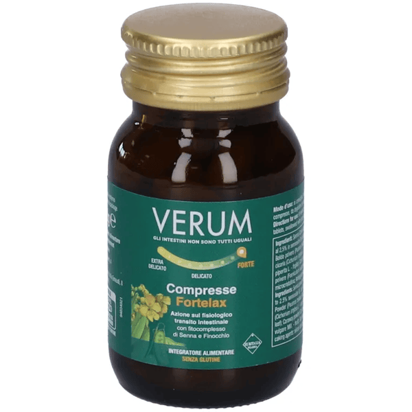Verum ForteLax Integratore Transito Intestinale 80 Compresse