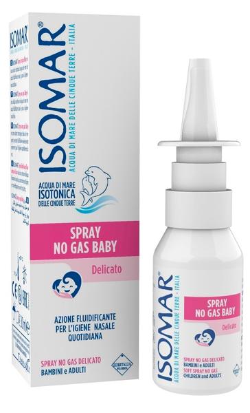 Isomar Acqua di Mare Isotonica Baby 30 ml Per l'Igiene Nasale Quotidiana Delicata
