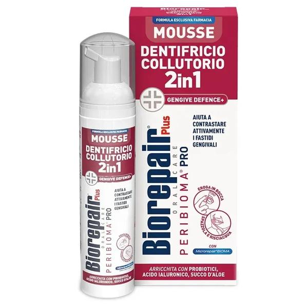 Biorepair Plus Mousse Dentifricio e Collutorio 2in1 Per Fastidi Gengivali 80 ml — confronto prezzi