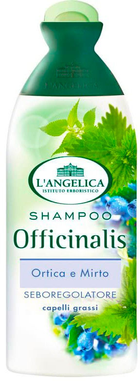 L'Angelica - Officinalis Shampoo seboregolatore ortica e mirto per capelli grassi 250 ml