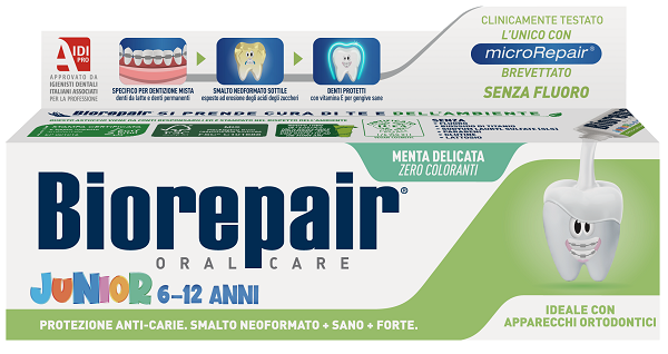 Biorepair Junior 6/12 Anni Dentrifricio 75 ml