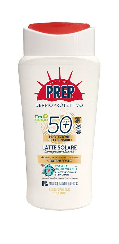 Prep Latte Solare Dermoprotettivo Protezione SPF50+ per Pelli Sensibili 200ml — confronto prezzi
