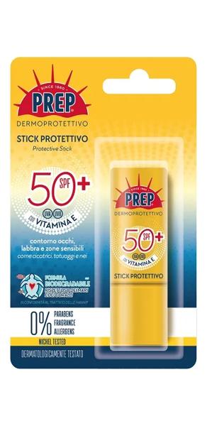Prep Stick Dermoprotettivo Spf50+ Eco Per Labbra e Zone Sensibili 12 Ml