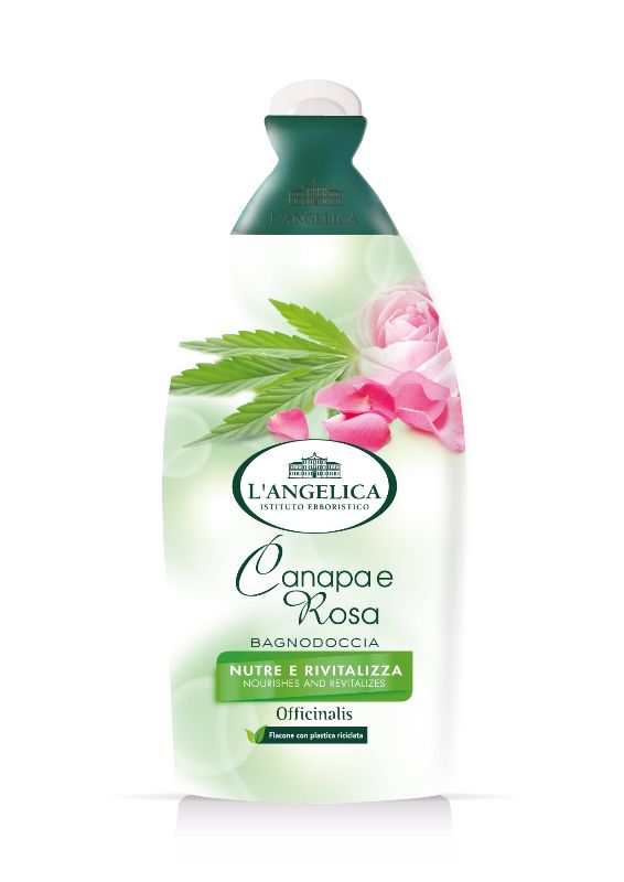 L'Angelica - Canapa & Rosa - Bagnoschiuma 500 ml — confronto prezzi