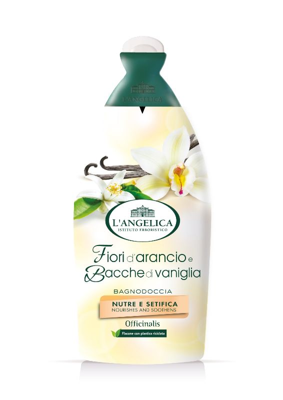 L'Angelica - Fiori D'Arancio E Bacche Di Vaniglia - Bagnoschiuma Nutriente 500 Ml