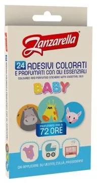 Zanzarella Baby Adesivi Anti-Zanzare Colorati 24 Pezzi