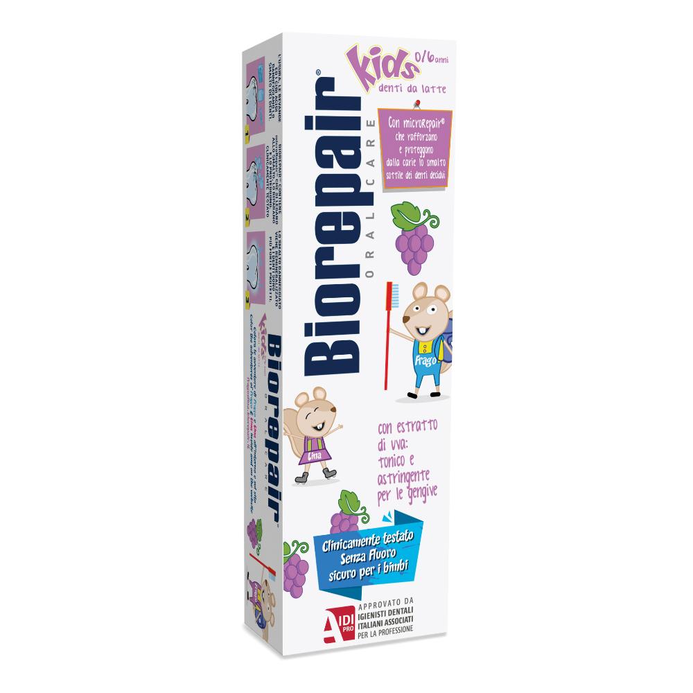 Biorepair Dentifricio Kids Uva 0/6 Anni 50 ml