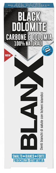 BlanX Balck Dolomite Dentifricio Sbiancante con Carbone e Dolomia 75 ml
