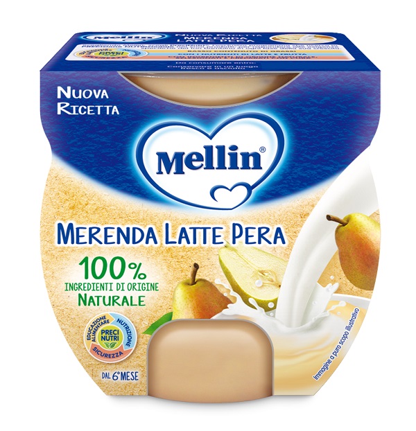 Mellin Merenda Latte E Pera 2 x 100 g — confronto prezzi