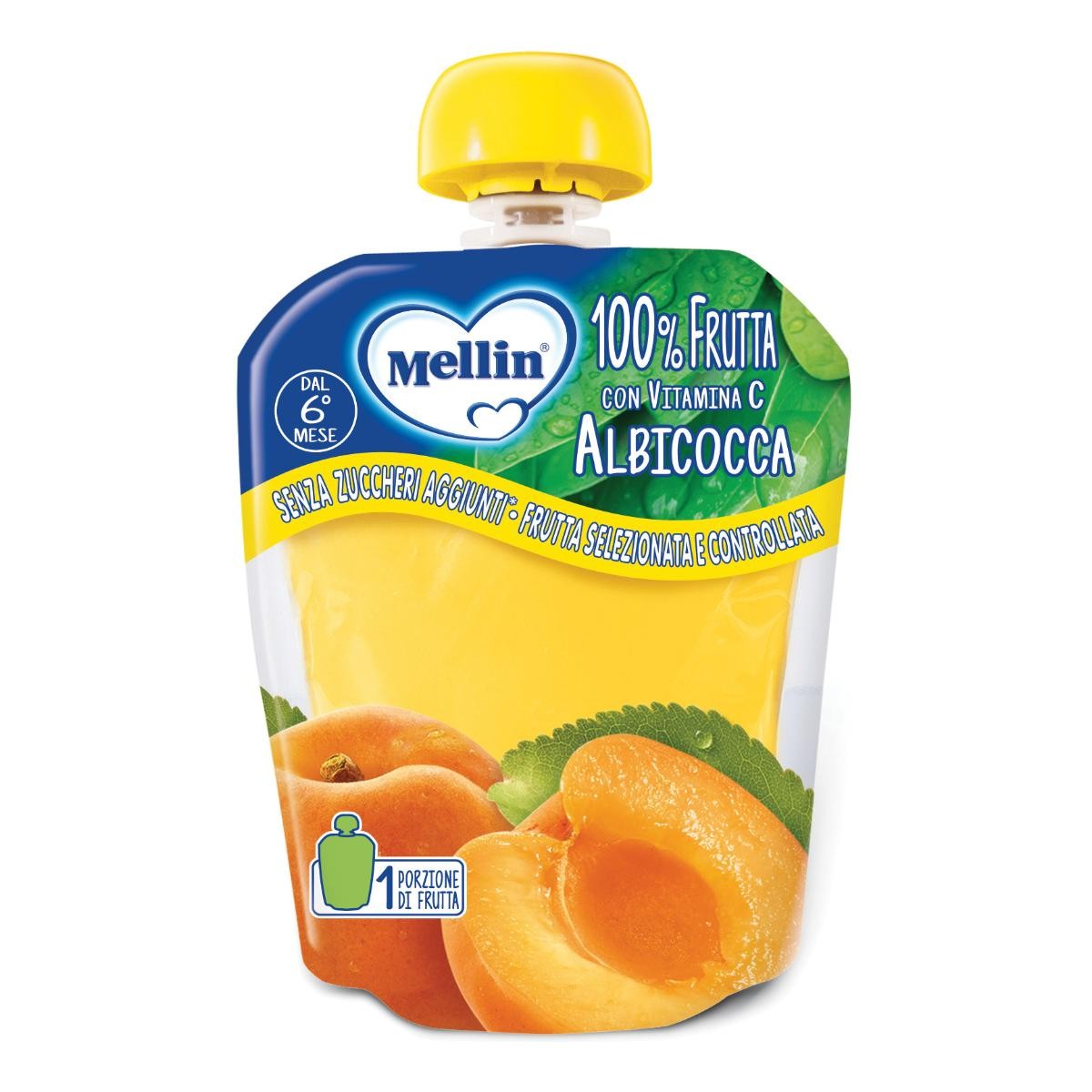 Mellin pouch albicocca 90g