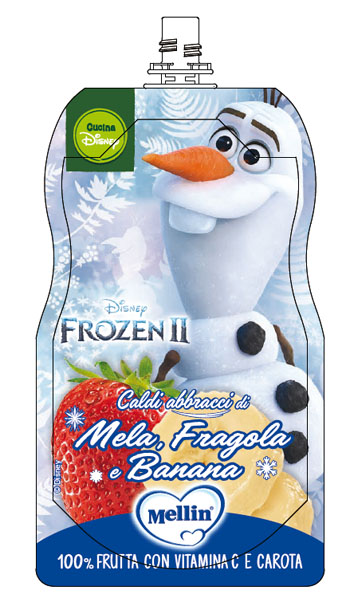 Pouch Disney Frozen Mela Fragola Banana 110 G g