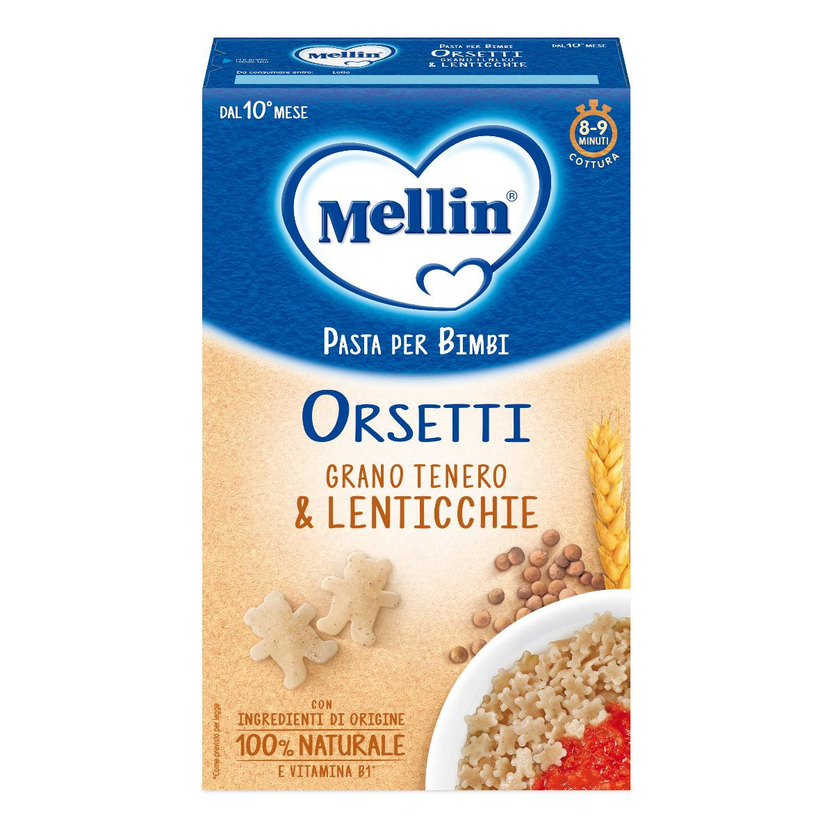 Mellin Pasta Per Bimbi Orsetti Grano Tenero & Lenticchie 280 g Altro — confronto prezzi