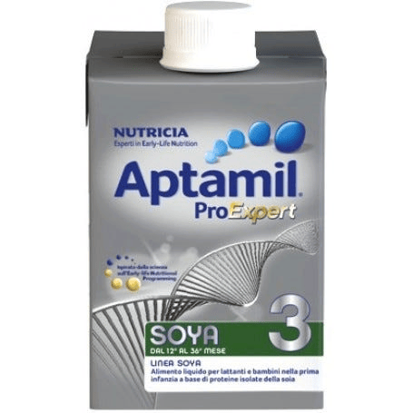 Aptamil Soya 3 Latte Liquido dal 12° al 24° Mese Compiuto, 500ml