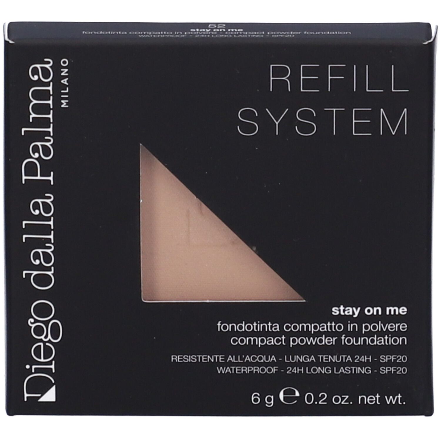 Stay On Me Refill - Fondotinta Compatto In Polvere 52 Nude