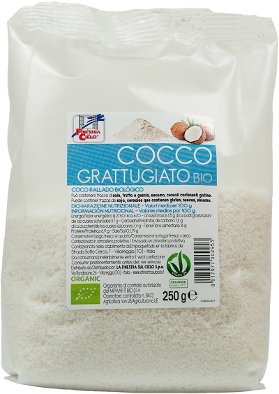 Cocco grattugiato bio 250 g — confronto prezzi