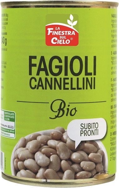 La Finestra sul Cielo Fagioli Cannellini Pronti Bio 400 g