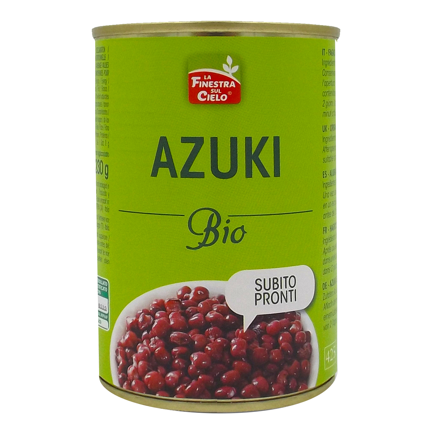 La Finestra sul Cielo Azuki Pronti Bio in Lattina 400 g — confronto prezzi