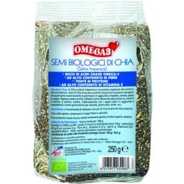 La Finestra Sul Cielo Semi di Chia BIO Ricchi di Fibra e Omega 3, 250g