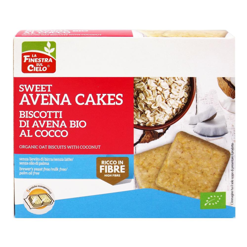 La Finestra Sul Cielo Sweet AvenaCakes Biscotti Di Avena Bio Con Cocco 250 g