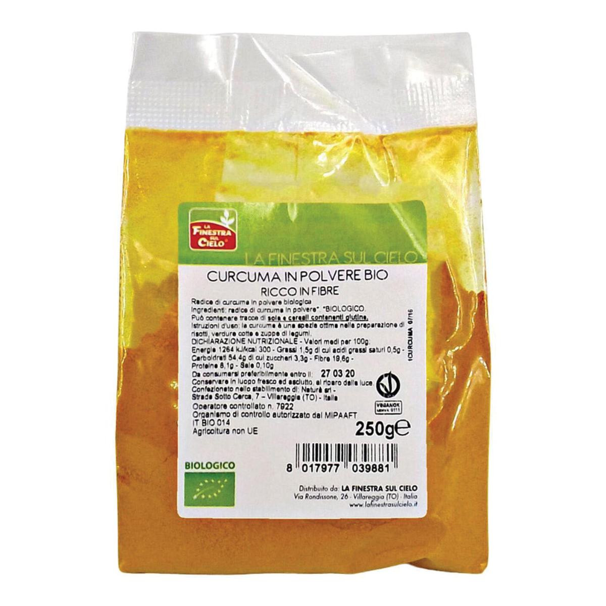 Curcuma 250 g — confronto prezzi