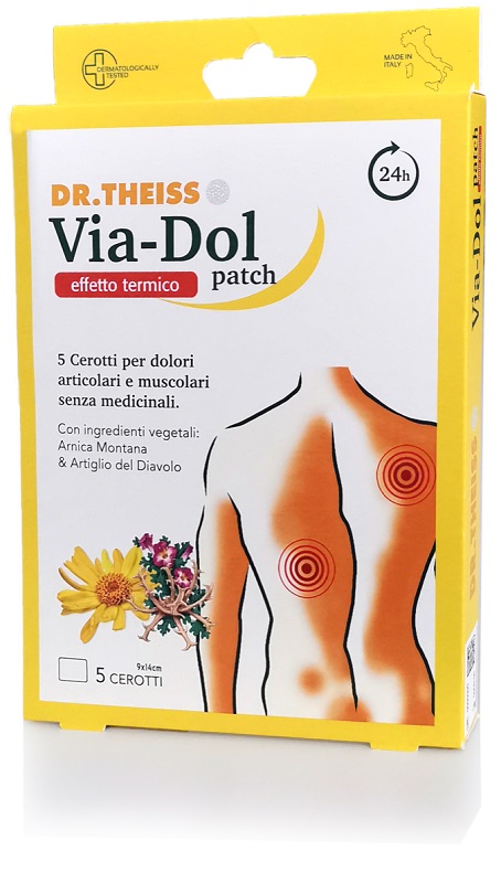 Dr theiss via-dol patch effetto termico 5 pezzi