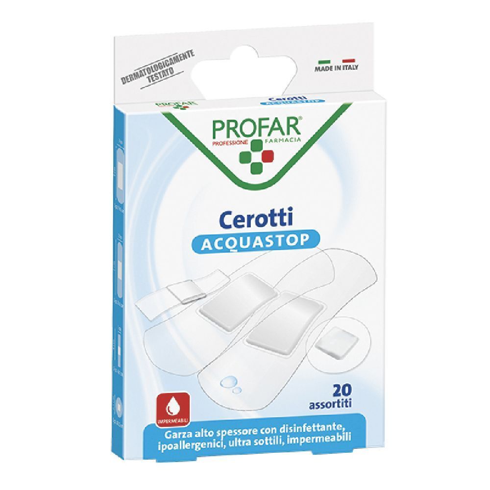 Cerotto Acquastop Assortiti Profar 20 Pezzi pz