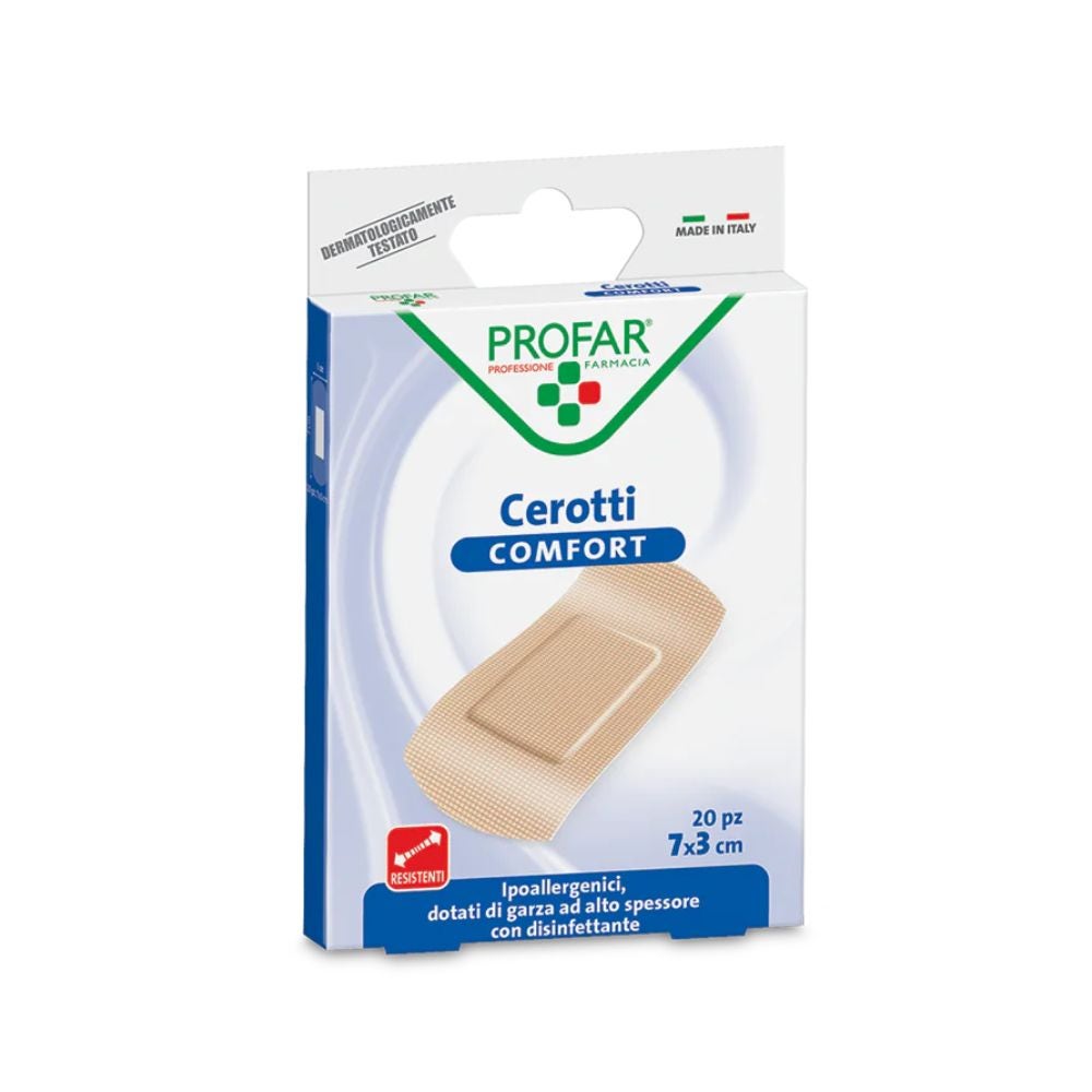 Profar Cerotti Comfort 7 x 3 cm, 20 cerotti