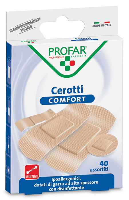 Profar Cerotti Comfort, 40 cerotti assortiti