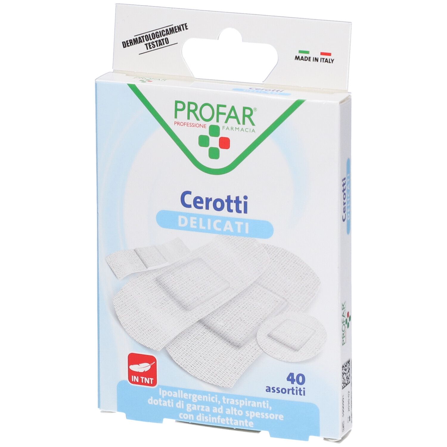 Profar Cerotti Delicati Assortiti 40 Pezzi pz Cerotto