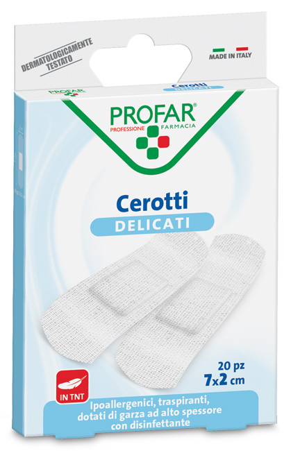 Profar Cerotto Tessuto Non Delicato Medi 7x2 cm 20 pz — confronto prezzi