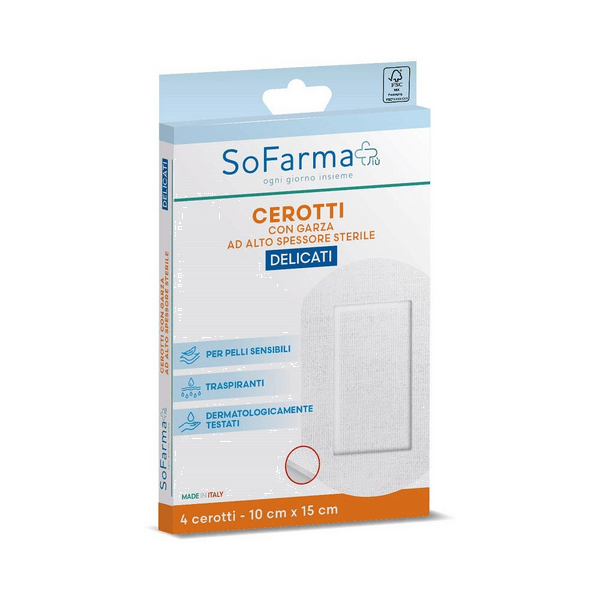 SoFarmaPiù Cerotto Delicato 10x15 cm