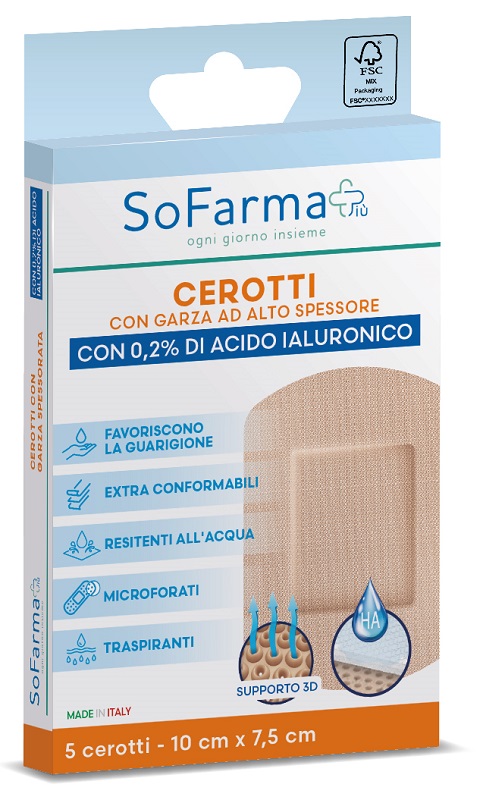 CEROTTO CICATRIZ 10X7,5 5P SF+