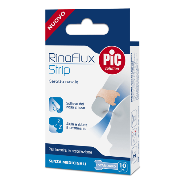 Pic Rinoflux Standard Cerotti Nasali 10 Pezzi