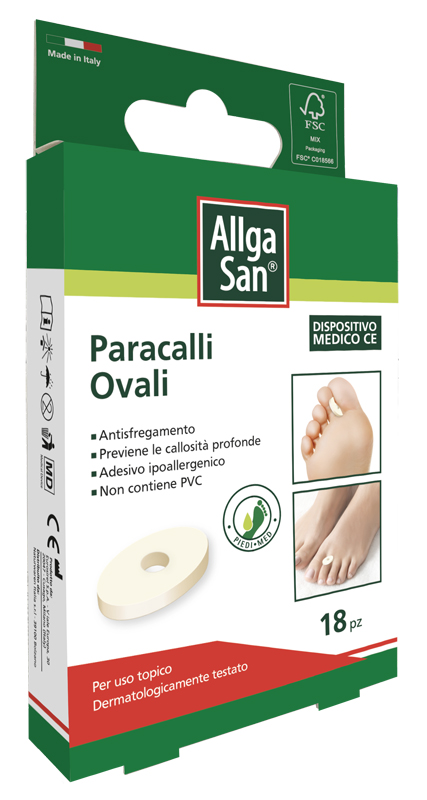 Allga San Paracalli Ovali in Lattice 18 pz Cerotto