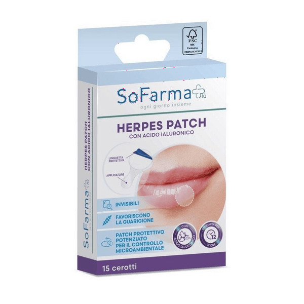 SoFarmaPiù Herpes Patch Ialuronico Sofarmapiu 10 Pezzi