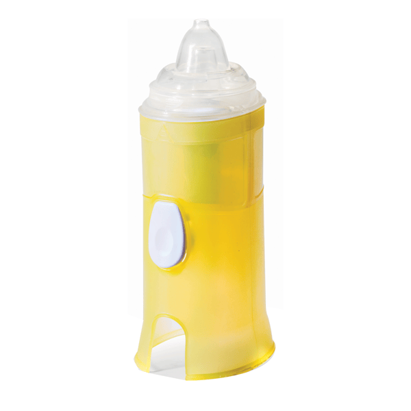 Flaem Rhino Clear Doccia Nasale Accessorio Gialla Lavaggio Nasale Bambini e Adulti