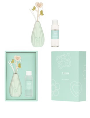 THUN Diffusore Bulbo Verde Profumatore Ambiente con Fragranza Dolce Vaniglia