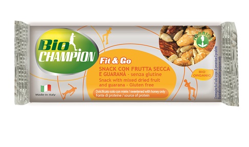 Biochampion fit&go barretta energetica frutta secca/guarana' 30 g