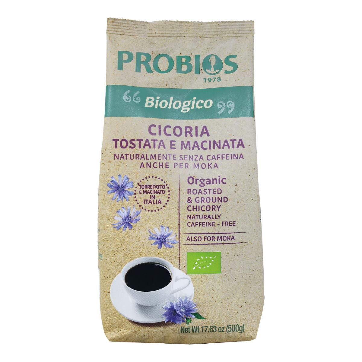 Probios Cicoria Tostata e Macinata Senza Caffeina, 500g — confronto prezzi